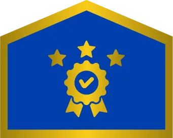 A Blue And Yellow Logo.